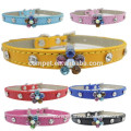 Rhinestone Plum Blossom Metal Jewelry Pet Collars for Dogs and Cats